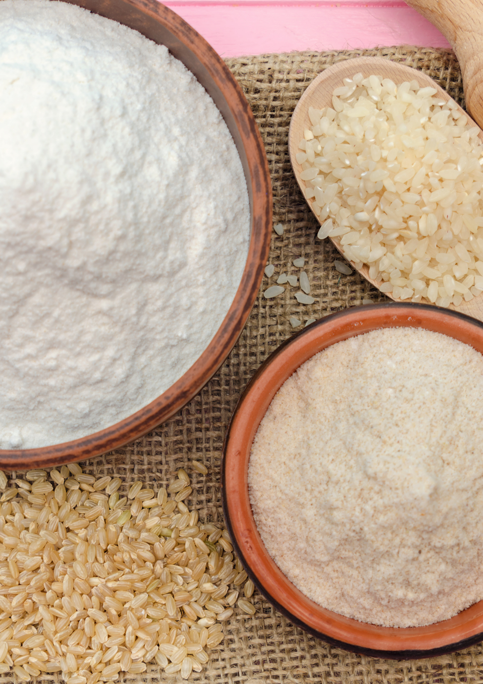 Harina de arroz integral